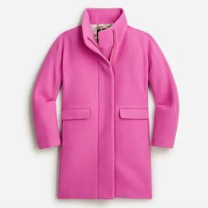 J Crew Cocoon Coat in Italian Stadium Cloth Wool. Size 4. NWT.